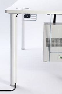 photo d'un produit type passage de gaine pour câble pour pied de bureau