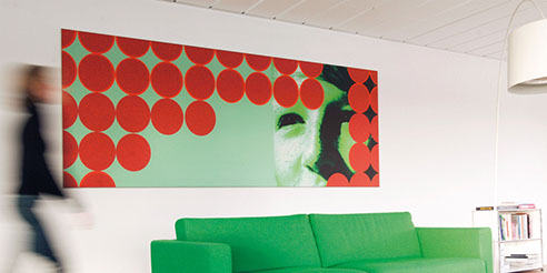 panneaux acoustique isolant phonique design imprimé